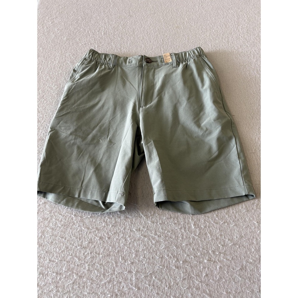 Chubbies Shorts Mens Small Green 8 Inch Inseam Chino Dual Drawcord Casual Summer
